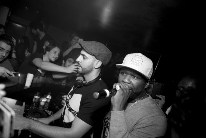DJ Fricktion with 50 Cent
