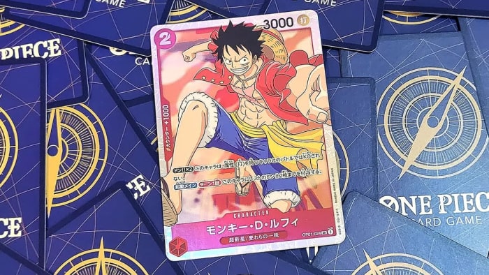 One Piece card game Luffy
