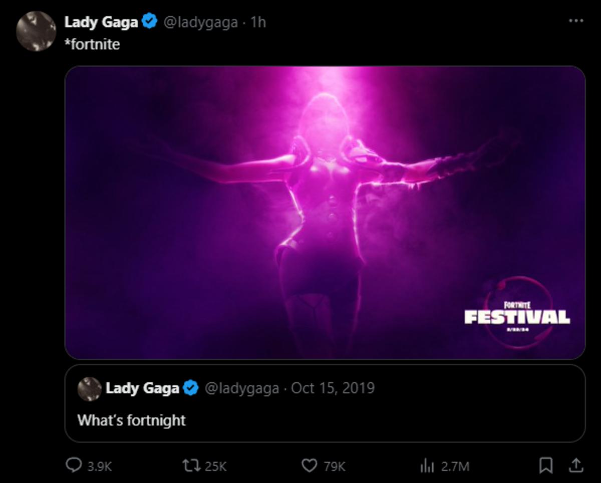 Lady Gaga is Coming to Fortnite Festival Season 2 - Esports Illustrated