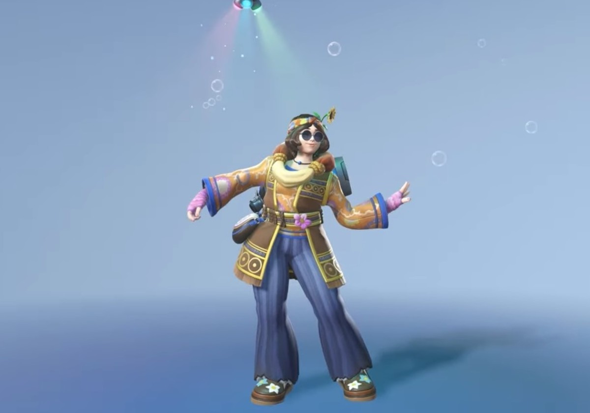 Overwatch 2 — Get Far Out with the Flower Child Mei Legendary Skin