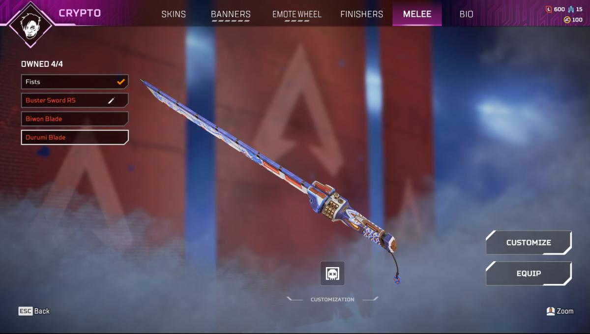 Crypto Heirloom Recolor Leaked for Apex Legends Esports Illustrated