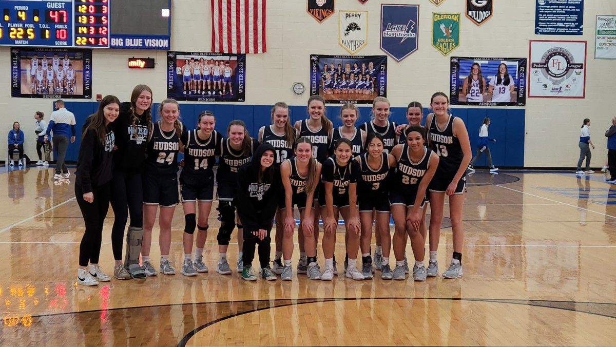 Hudson opens up tournament play with 4745 road win over Lake Sports