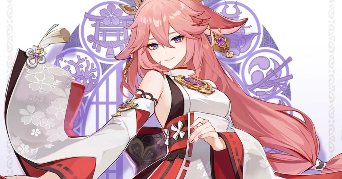 Genshin Impact Yae Miko best build, weapons, artifacts, and materials